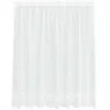 Image de Rideau en dentelle floral - vidaXL - 160x200 cm - Blanc - Polyester - Filtrant la lumière - Installation flexible