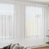 Image de vidaXL Rideau en Dentelle avec des rideaux Blanc 280x1200cm Polyester 4107863