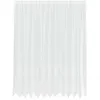 Image de Rideau en dentelle floral - vidaXL - Blanc - Polyester - 220x300 cm - Filtrant la lumière - Léger