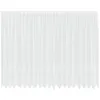 Image de Rideau en dentelle floral - vidaXL - Blanc - Polyester - 500x220 cm - Filtrant la lumière - Panneaux de confidentialité
