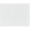 Image de Rideau en dentelle - vidaXL - Blanc - Uni - Polyester - 260x600 cm - Filtrant la lumière - Occultant