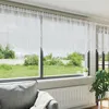 Image de Rideau en dentelle - vidaXL - Blanc - Polyester - 120x900 cm - Filtrant la lumière - Occultant
