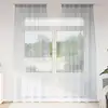 Image de Rideau En Voile 2 Pcs Gris Foncé 245 X 140 Cm Polyester Vidaxl