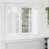 Image de Rideau En Voile 2 Pcs Blanc 175 X 140 Cm Polyester Vidaxl