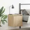 Image de Tables De Chevet Murales 2 Pcs Chêne Sonoma 38x34x40 Cm Vidaxl