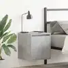 Image de Tables De Chevet Murales 2 Pcs Gris Béton 38x34x40 Cm Vidaxl