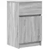 Image de Vidaxl table de chevet sonoma gris 39x35x65 cm bois d’ingénierie