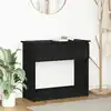 Image de Table Console Avec Tiroirs Noir 85,5x38,5x74,5 Cm Vidaxl