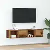 Image de Meubles Tv 2 Pcs Vieux Bois 60x31x25,5 Cm Bois D'ingénierie Vidaxl
