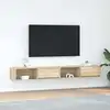 Image de Meubles Tv 2 Pcs Chêne Sonoma 100x31x25,5 Cm Bois D'ingénierie Vidaxl