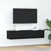 Image de Meubles Tv 2 Pcs Chêne Noir 60x31x25,5 Cm Bois D'ingénierie Vidaxl