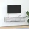 Image de Meubles Tv 2 Pcs Sonoma Gris 60x31x25,5 Cm Bois D'ingénierie Vidaxl