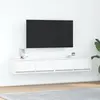Image de Meubles Tv 2 Pcs Blanc 80x31x25,5 Cm Bois D'ingénierie Vidaxl