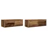 Image de Vidaxl meubles tv 2 pcs vieux bois 80x31x25,5 cm bois d'ingénierie