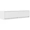 Image de Vidaxl meuble tv blanc 100 x 31 x 25,5 cm bois d'ingénierie