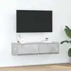 Image de Meuble Tv Gris Béton 100 X 31 X 25,5 Cm Bois D'ingénierie Vidaxl