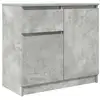 Image de Vidaxl buffet avec tiroir gris béton 71x35x65 cm bois d'ingénierie