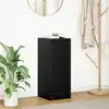 Image de Buffet Chêne Noir 29,5x34x76 Cm Bois D'ingénierie Vidaxl