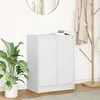 Image de vidaXL Buffet blanc 57x34x76 cm bois dingénierie meuble de rangement meuble de rangement de cuisine meuble de rangement 861616