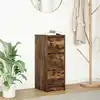 Image de Buffet Chêne Fumé 29,5x34x76 Cm Bois D'ingénierie Vidaxl