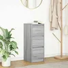 Image de vidaXL Buffet sonoma gris 295x34x76 cm bois dingénierie 861639