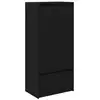 Image de Vidaxl armoire avec tiroir chêne noir 55,5x34x119,5 cm bois ingénierie