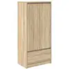 Image de Vidaxl armoire tiroir chêne sonoma 55,5x34x119,5 cm bois d'ingénierie