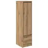 Image de Vidaxl buffet haut chêne artisanal 29,5x34x119,5 cm bois d'ingénierie