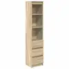 Image de Vidaxl buffet haut chêne sonoma 37,5x35x180 cm bois d'ingénierie