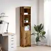 Image de Buffet Haut 37,5x35x180 Cm Vieux Bois Bois D'ingénierie Vidaxl