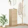 Image de Buffet Chêne Sonoma 37,5x35x99 Cm Bois D'ingénierie Vidaxl