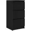 Image de Vidaxl buffet chêne noir 37,5x35x76 cm bois d'ingénierie