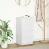 Image de Buffet Blanc 37,5x35x76 Cm Bois D'ingénierie Vidaxl