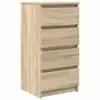 Image de Vidaxl buffet chêne sonoma 37,5x35x76 cm bois d'ingénierie