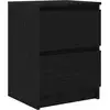 Image de Meuble Tv Noir 40x35x54 Cm Bois D'ingénierie Vidaxl
