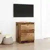 Image de Meuble Tv Vieux Bois 40x35x54 Cm Bois D'ingénierie Vidaxl