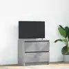 Image de Meuble Tv Gris Béton 60x35x54 Cm Bois D'ingénierie Vidaxl