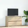 Image de Meuble Tv Chêne Sonoma 80x35x54 Cm Bois D'ingénierie Vidaxl