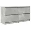 Image de Vidaxl meuble tv gris béton 100x35x54 cm bois d'ingénierie