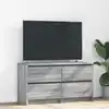 Image de Meuble Tv Sonoma Gris 100x35x54 Cm Bois D'ingénierie Vidaxl
