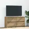Image de Meuble Tv Chêne Artisanal 100x35x54 Cm Bois D'ingénierie Vidaxl