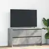 Image de Meuble Tv Gris Béton 100x35x54 Cm Bois D'ingénierie Vidaxl