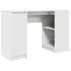 Image de Vidaxl bureau blanc 120x42x76 cm bois d'ingénierie