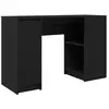 Image de Vidaxl bureau chêne noir 120x42x76 cm bois d'ingénierie