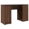 Image de Vidaxl bureau chêne marron 120x42x76 cm bois d'ingénierie