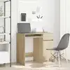 Image de Bureau Chêne Sonoma 86x49x76 Cm Bois D'ingénierie Vidaxl
