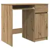 Image de Vidaxl bureau chêne artisanal 86x49x76 cm bois d'ingénierie