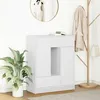 Image de vidaXL Buffet avec tiroirs et portes blanc 73x31x90 cm 861850