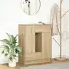 Image de Buffet Avec Tiroirs Et Portes Chêne Sonoma 73x31x90 Cm Vidaxl