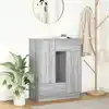 Image de Buffet Avec Tiroirs Et Portes Sonoma Gris 73x31x90 Cm Vidaxl